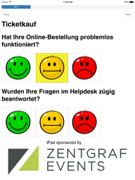 Ansicht zur Sammlung der Informationen